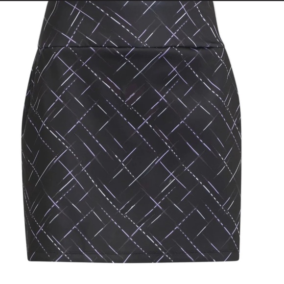 Colorful Adidas Ultimate 365 Printed Skort Black & Plum Size Large NWT - Picture 5 of 9